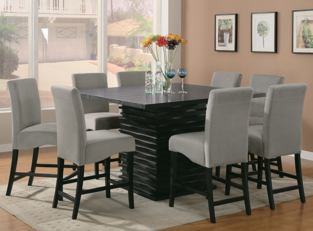 counter height set by coaster furniture 102068-102069GRY
