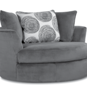 Grey Round Chair