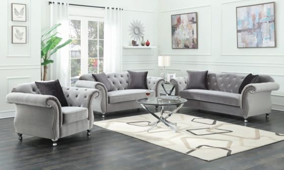 frostine sofa set by coaster furniture company