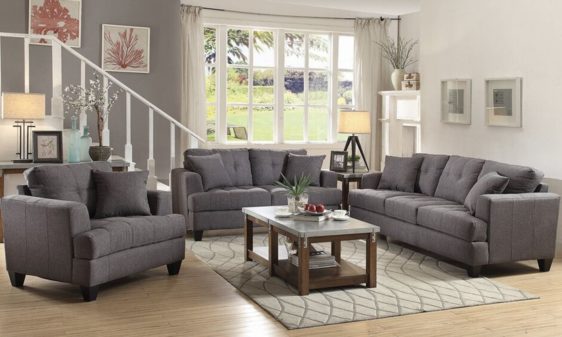 samuel sofa set by coaster furniture company