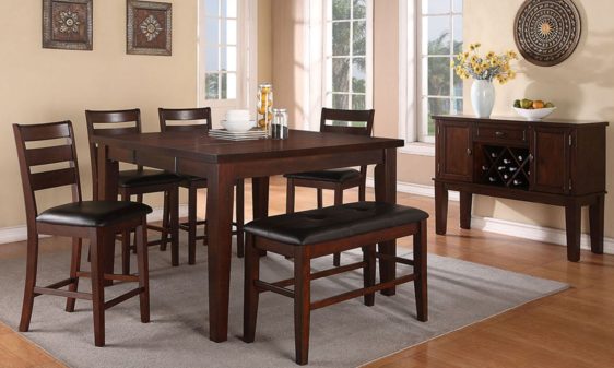 Dickinson II diningroom set by Poundex furniture