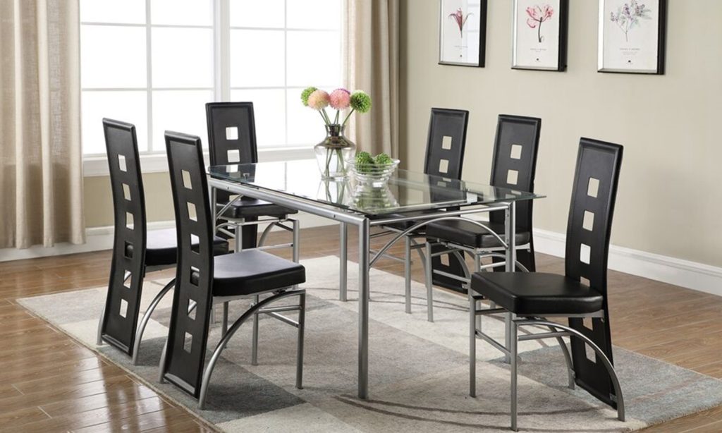 los feliz dining room set by Poundex furniture