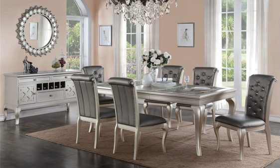 Amina Diningroom set by Poundex Furniture