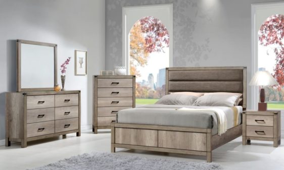 Matteo B3200 Rustic Bedroom Set by crown mark furniture