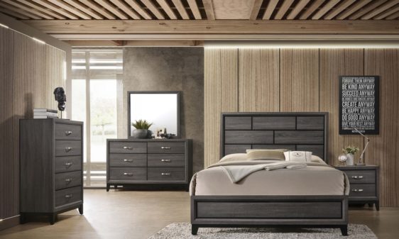 B4620Curtis bedroom set by universal industries crown mark