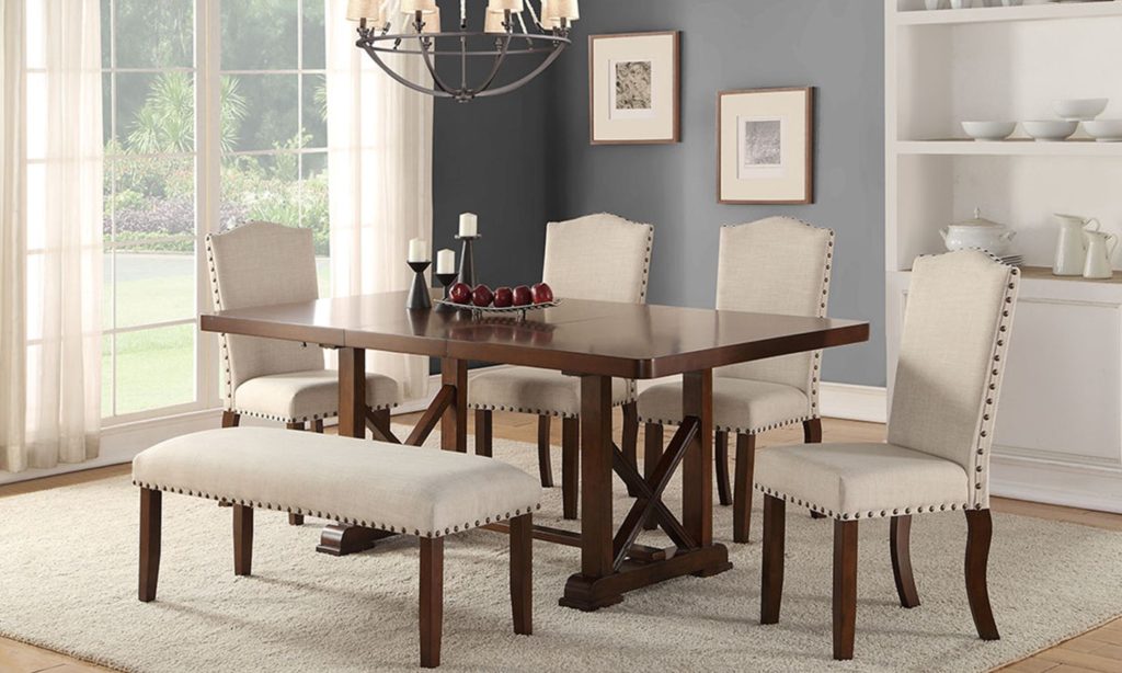 Bridget 6PC diningroom set by poundex furniture F2398