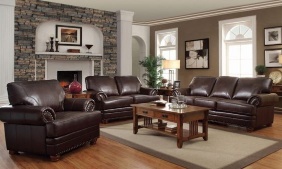 Colton sofa set by coaster furniture company