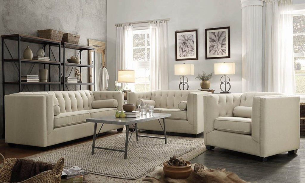 Cairns sofa set by coaster furniture