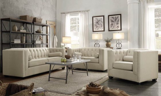 cairns sofa set by coaster furniture company