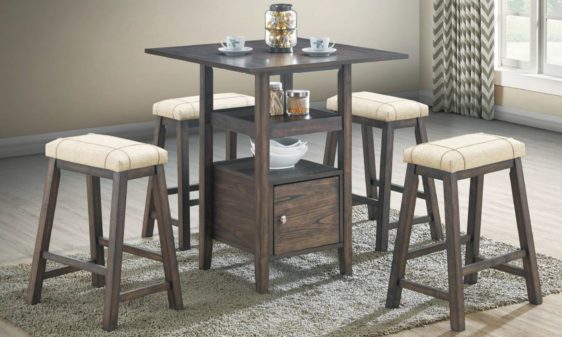 f2551 5pc dining set by poundex furniture