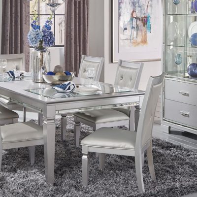 allura 1916 dining table set by homelegance furniture