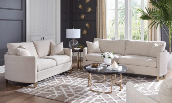 corliss sofa set by coaster furniture company