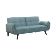 360097 Caufield Biscuit-tufted Sofa Bed Turquoise Blue by coaster furniture