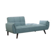 360097 Caufield Biscuit-tufted Sofa Bed Turquoise Blue by coaster furniture