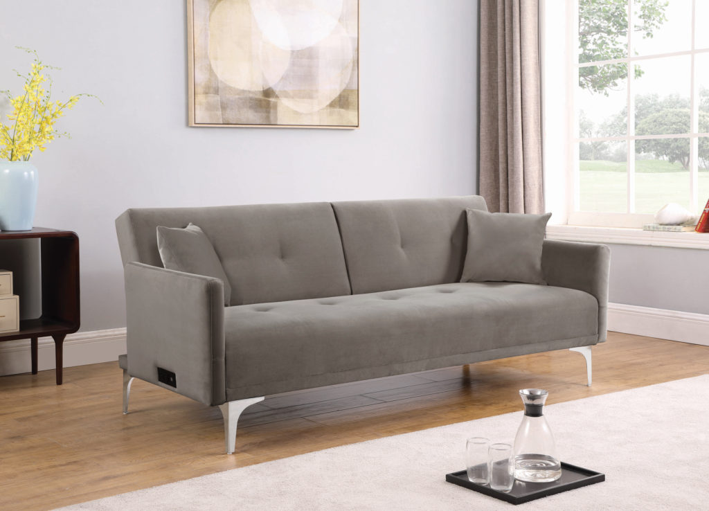 360222 Blythe Upholstered Sofa Bed Taupe by coaster furniture