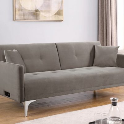 360222 Blythe Upholstered Sofa Bed Taupe by coaster furniture
