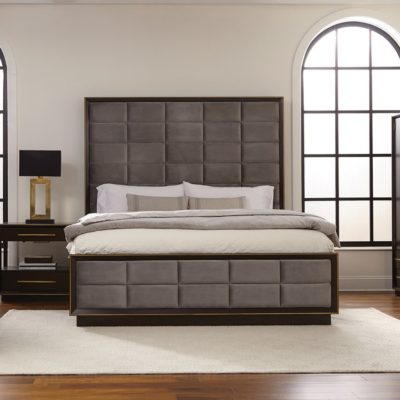 Durango Panel Bedroom Set Grey And Smoked Peppercorn by coaster furniture