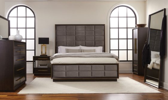 Durango Panel Bedroom Set Grey And Smoked Peppercorn by coaster furniture