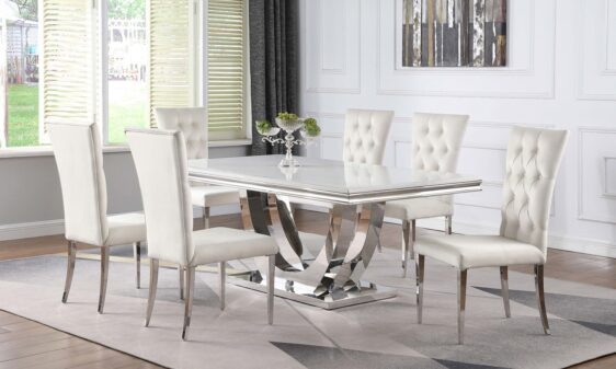 kerwin dining set by coaster furniture of america